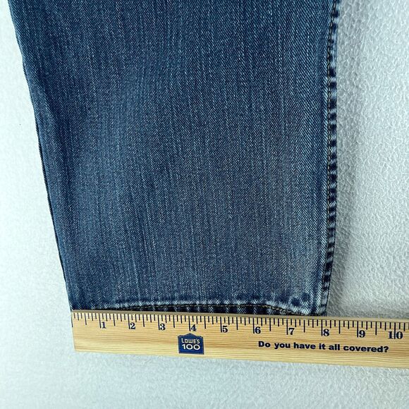 Signature Levi's Mens Jeans Blue Tag Size 40x30 (39x30) Relaxed Straight - Picture 5 of 11